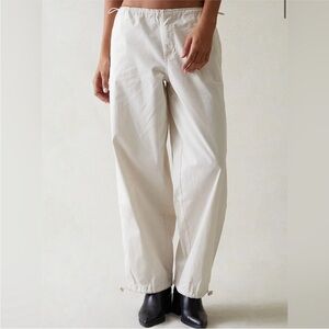 Pacsun cream parachute pants